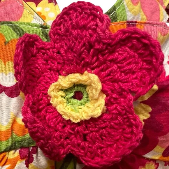 NWT Jenny & Me Toddler Girls 4T Sundress Retro Floral Cotton Crochet Y2K Summer - Picture 7 of 11